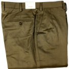 BRIONI PANTS $995 OLIVE KHAKI SUPER 130's WOOL CANNES HANDMADE SLACKS 38 54e NEW