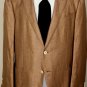 ZEGNA JACKET $2195 COPPER 2BTN COTTON/LINEN/SILK DUO STREET SPORTCOAT 46 56e NEW