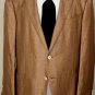 ZEGNA JACKET $2195 COPPER 2BTN COTTON/LINEN/SILK DUO STREET SPORTCOAT 46 56e NEW