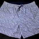 BRIONI SAILING SWIMSUIT $600 WHITE/BLUE LOGO EMBROIDERED SWIM TRUNKS XXL 56e NEW