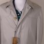 GUCCI JACKET $1,595 KHAKI BROWN 5-BTN LOGO MID-TRENCH FALL STORM COAT 38 48e NEW