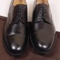 CHURCH'S SHOES $685 BLACK CAP TOE BENCH MADE POLISHED DERBY 12.5 45.5e NEW