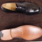 CHURCH'S SHOES $685 BLACK CAP TOE BENCH MADE POLISHED DERBY 12.5 45.5e NEW