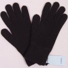 MALO GLOVES $295 DARK OLIVE GREEN KNITTED CASHMERE RIBBED GLOVES MED 8.5 NEW