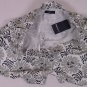 ZEGNA SPORT SWIMSUIT $195 WHITE/GRAY PRINT BEACHWEAR SWIM TRUNKS XL 54e NEW