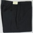 BRIONI PANTS $845 CHARCOAL BLACK 100% WOOL CERVINIA HANDMADE SLACKS 38 54e NEW