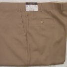 CORNELIANI PANTS $395 KHAKI BROWN SUPER 100's WOOL DRESS SLACKS 42 58e NEW