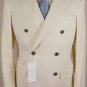 MAISON MARTIN MARGIELA COAT $2275 IVORY 1950s REPLICA TROPICAL JACKET 40 50e NEW