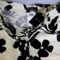 DOLCE & GABBANA SHORTS $640 BLACK/IVORY HIBISCUS PRINT BEACH BERMUDAS 39 56e NEW