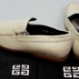 GIVENCHY SHOES $545 BONE CALFSKIN LOGO EMBOSSED VENETIAN LOAFER 11 44 NEW