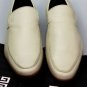 GIVENCHY SHOES $545 BONE CALFSKIN LOGO EMBOSSED VENETIAN LOAFER 11 44 NEW