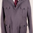 TOM FORD COAT $3295 SLATE GRAY 4-PKT QUILTED LINED FIELD JACKET 46 56e NEW