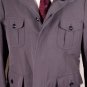 TOM FORD COAT $3295 SLATE GRAY 4-PKT QUILTED LINED FIELD JACKET 46 56e NEW