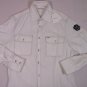 MICHAEL BASTIAN SHIRT $590 WHITE CONTRAST STITCH LOGO OWL SHIRT 15 3/4 40e NEW