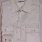 MICHAEL BASTIAN SHIRT $590 WHITE CONTRAST STITCH LOGO OWL SHIRT 15 3/4 40e NEW