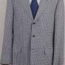 BRIONI JACKET $4895 GRAY CHECK CASHMERE/SILK 3-BTN HANDMADE BLAZER 44L 54e NEW