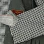 BRIONI JACKET $4895 GRAY CHECK CASHMERE/SILK 3-BTN HANDMADE BLAZER 44L 54e NEW