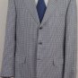 BRIONI JACKET $4895 GRAY CHECK CASHMERE/SILK 3-BTN HANDMADE BLAZER 44L 54e NEW