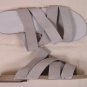 MAISON MARTIN MARGIELA SHOES $525 GRAY SUEDE CROSS STRAP SLIDE SANDAL 11 44e NEW