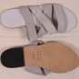 MAISON MARTIN MARGIELA SHOES $525 GRAY SUEDE CROSS STRAP SLIDE SANDAL 11 44e NEW