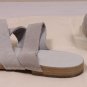 MAISON MARTIN MARGIELA SHOES $525 GRAY SUEDE CROSS STRAP SLIDE SANDAL 11 44e NEW