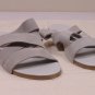 MAISON MARTIN MARGIELA SHOES $525 GRAY SUEDE CROSS STRAP SLIDE SANDAL 11 44e NEW