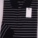 DIOR HOMME POLO SHIRT $495 BLACK/GRAY 2-BTN LOGO LONG SLEEVE POLO MED 50e NEW