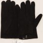 ZEGNA GLOVES $260 BLACK LEATHER w/SILK LINING LOGO CRESTED GLOVES XXL 11 NEW