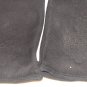 ZEGNA GLOVES $260 BLACK LEATHER w/SILK LINING LOGO CRESTED GLOVES XXL 11 NEW
