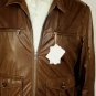 BRUNELLO CUCINELLI COAT $5100 DARK BROWN WAXED CALF BOMBER JACKET L 52e NEW