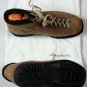 SANTONI SHOES $695 KHAKI SUEDE LUG SOLE CORDUROY PAD ANKLE HIKING BOOT 6 39e NEW