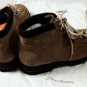 SANTONI SHOES $695 KHAKI SUEDE LUG SOLE CORDUROY PAD ANKLE HIKING BOOT 6 39e NEW