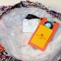 ETRO SWIM TRUNKS $365 PINK/PURPLE CHECK FLORAL PRINT LOGO SWIM SHORTS M 50e NEW