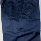 BRIONI PANTS $595 NAVY BLUE WASHED COTTON HANDMADE CHINO SLACKS 34 50e NEW