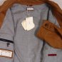 BRUNELLO CUCINELLI COAT $4745 TOBACCO WASHED LEATHER BOMBER JACKET MED 50e NEW