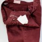 BRUNELLO CUCINELLI JEANS $640 CHERRY WASH LOGO FIT LEG DENIM 38/34 54 NEW