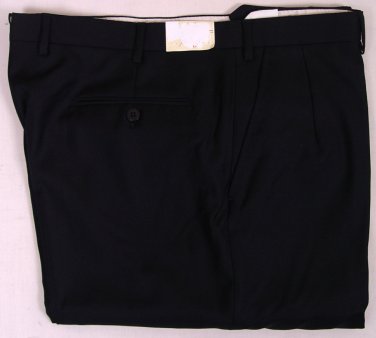 BRIONI PANTS $885 DARK NAVY SUPER 110's WOOL CORTINA HANDMADE SLACKS 40 56e NEW