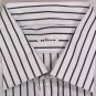 KITON DRESS SHIRT $995 WHITE/BLACK STRIPE HANDMADE FC DRESS SHIRT 19/38 47e NEW