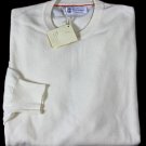 BRUNELLO CUCINELLI SWEATER $975 IVORY 100%CASHMERE CREWNECK JUMPER XXL 56e NEW