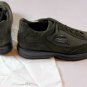 SANTONI SHOES $495 OLIVE DRAB SUEDE LOGO ORNAMENT SIDE AIRWALK TRAINER 11 44 NEW