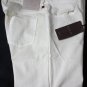 GUCCI PANTS $750 CREAM LOGO EMBOSSED STRETCH EQUESTRIAN CALVARY JEANS 34 50e NEW