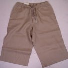 BRIONI SHORTS $395 KHAKI BROWN HANDMADE LINEN HAITI SHORT PANTS 30 46e NEW