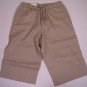 BRIONI SHORTS $395 KHAKI BROWN HANDMADE LINEN HAITI SHORT PANTS 30 46e NEW