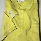 BRIONI POLO $445 BRAZILIAN YELLOW 3BTN COMBED COTTON GOLF SHIRT XXL 56e NEW