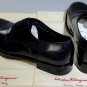 SALVATORE FERRAGAMO SHOES $760 BLACK BRUSHED CALF CAPTOE DERBY 9.5EE 42.5e NEW