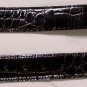 KITON BELT $2990 DK BROWN ALLIGATOR SKIN SOLID STERLING SILVER BUCKLE 42 105 NEW