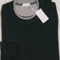 MALO SWEATER $980 HUNTER GREEN 100%CASHMERE CASH-LIGHT CREWNECK JUMPER L 52e NEW