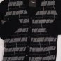 COSTUME NATIONAL SWEATER $780 BLACK/GRAY STRIPED 100%ALPACA CARDIGAN L 52e NEW