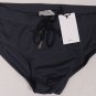 DIOR SWIMSUIT $295 SLATE BLACK LOGO SWIM BRIEF BEACHWEAR BATHING SLIP XL 54e NEW