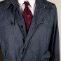 DOLCE & GABBANA COAT $1795 DARK BLUE QUILTED INTERIOR TRENCH COAT MED 50e NEW